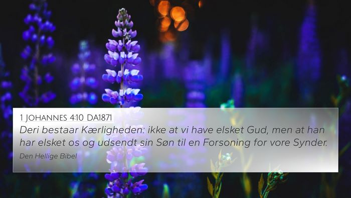 1 Johannes 4:10 DA1871 Bible Verse Image