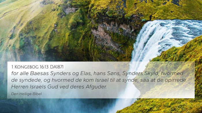 1 Kongebog 16:13 DA1871 Bible Verse Image