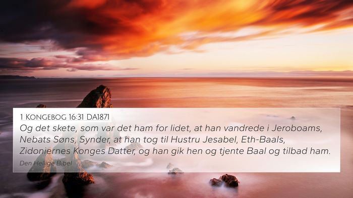 1 Kongebog 16:31 DA1871 Bible Verse Image
