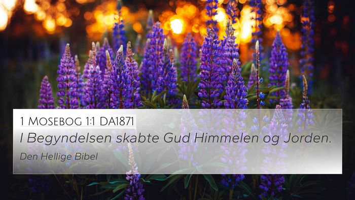1 Mosebog 1:1 DA1871 Bible Verse Image