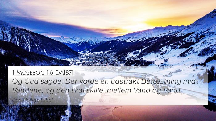 1 Mosebog 1:6 DA1871 Bible Verse Image