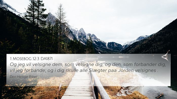 1 Mosebog 12:3 DA1871 Bible Verse Image
