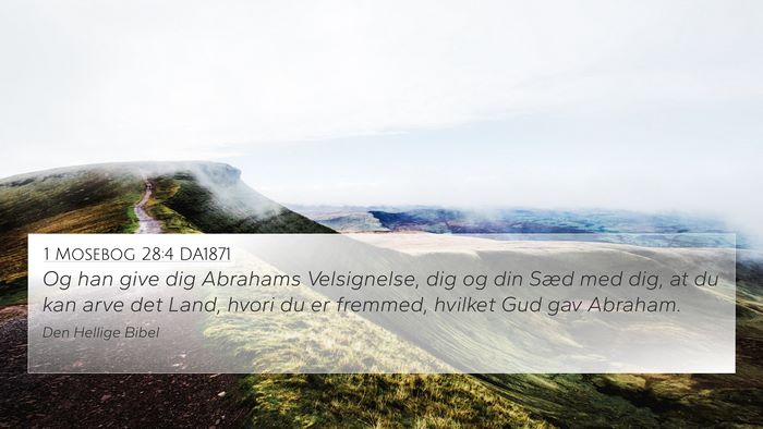 1 Mosebog 28:4 DA1871 Bible Verse Image