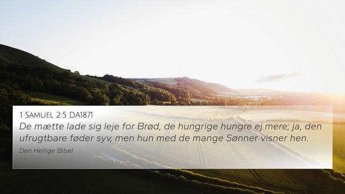 1 Samuel 2:5 DA1871 Bible Verse Image