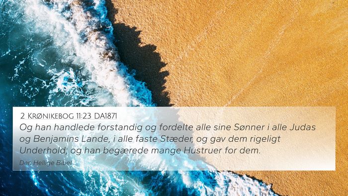 2 Krønikebog 11:23 DA1871 Bible Verse Image
