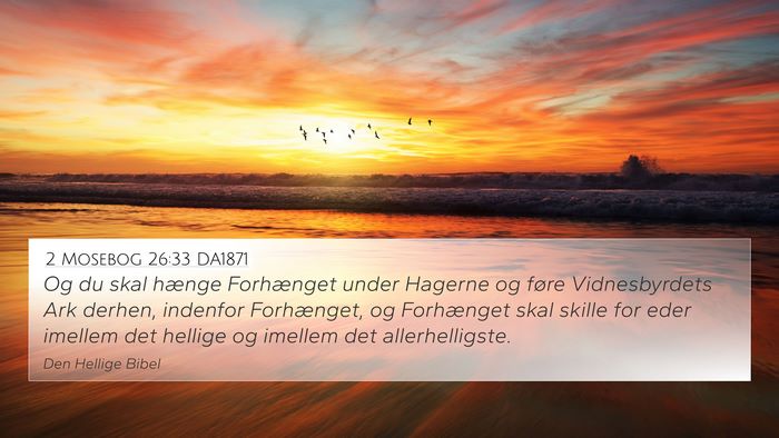2 Mosebog 26:33 DA1871 Bible Verse Image