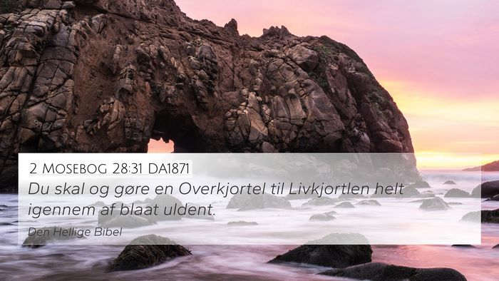 2 Mosebog 28:31 DA1871 Bible Verse Image