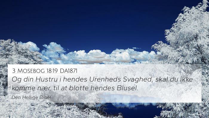3 Mosebog 18:19 DA1871 Bible Verse Image