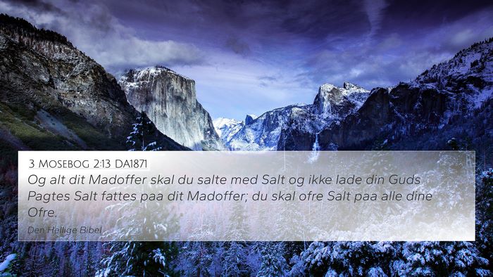 3 Mosebog 2:13 DA1871 Bible Verse Image