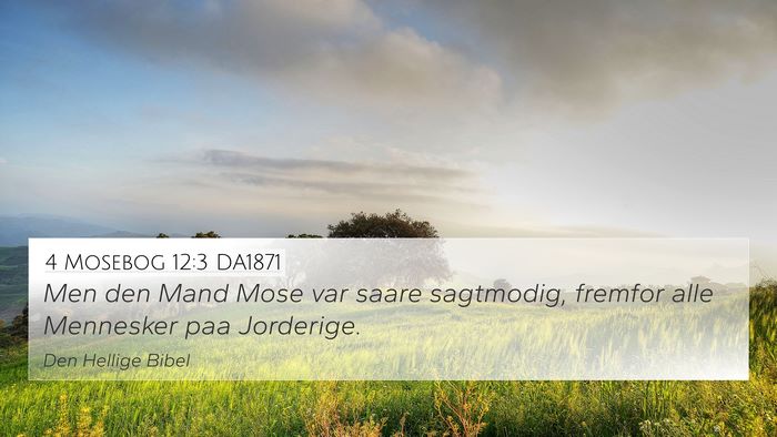 4 Mosebog 12:3 DA1871 Bible Verse Image