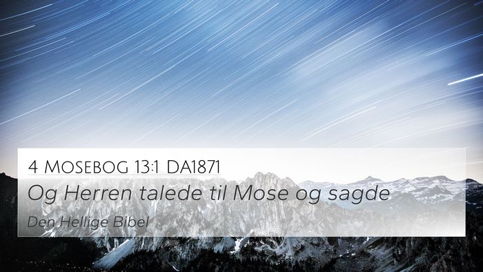 4 Mosebog 13:1 DA1871 Bible Verse Image