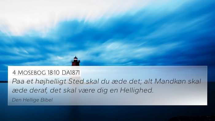 4 Mosebog 18:10 DA1871 Bible Verse Image