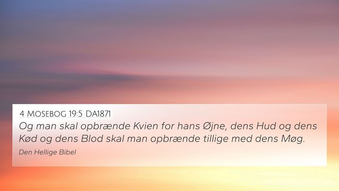 4 Mosebog 19:5 DA1871 Bible Verse Image