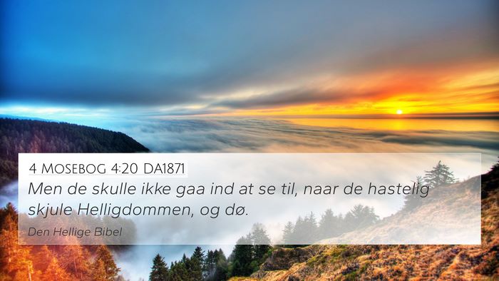 4 Mosebog 4:20 DA1871 Bible Verse Image