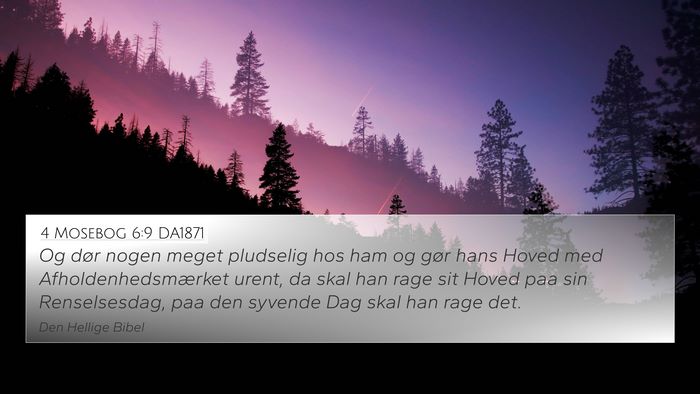 4 Mosebog 6:9 DA1871 Bible Verse Image