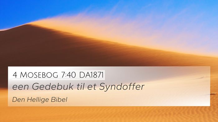 4 Mosebog 7:40 DA1871 4K Wallpaper - een Gedebuk til et - 4K Wallpaper Bible Verse