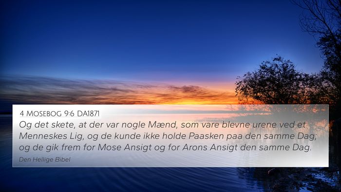 4 Mosebog 9:6 DA1871 Bible Verse Image
