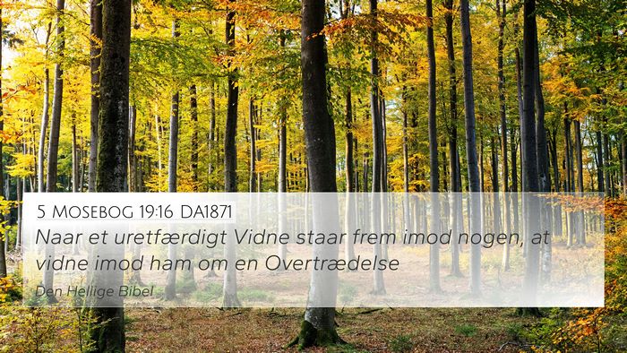 5 Mosebog 19:16 DA1871 Bible Verse Image