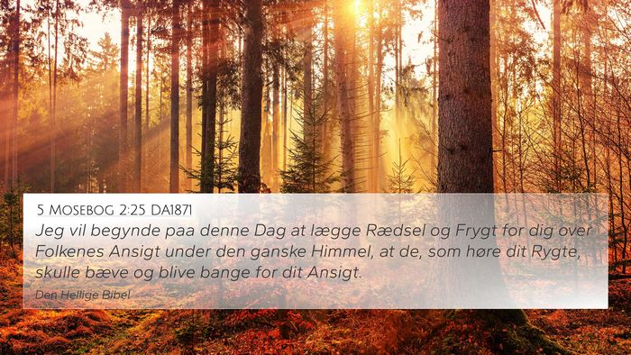 5 Mosebog 2:25 DA1871 Bible Verse Image