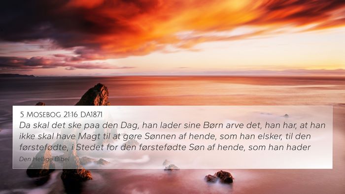 5 Mosebog 21:16 DA1871 Bible Verse Image
