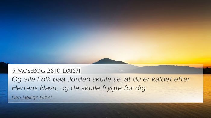 5 Mosebog 28:10 DA1871 Bible Verse Image