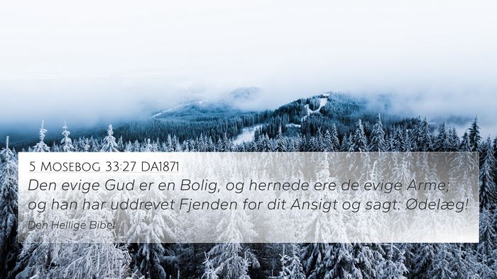 5 Mosebog 33:27 DA1871 Bible Verse Image