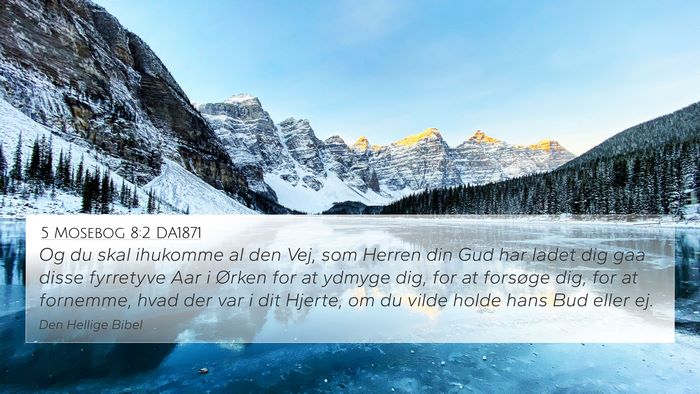 5 Mosebog 8:2 DA1871 Bible Verse Image