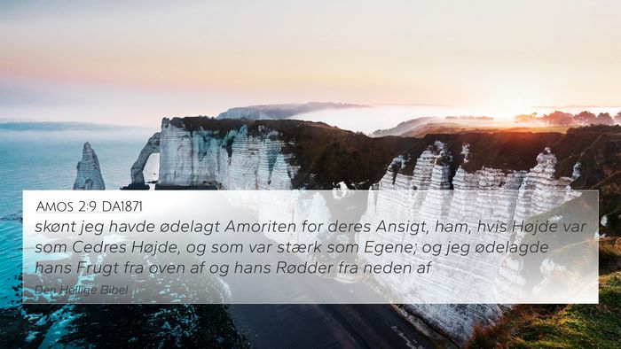 Amos 2:9 DA1871 Bible Verse Image
