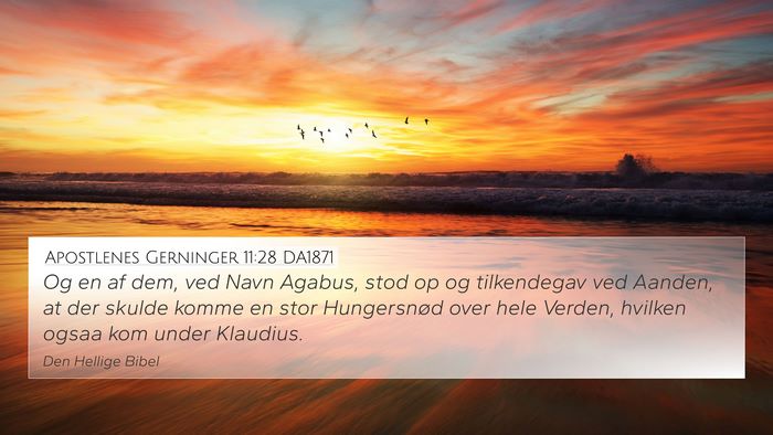 Apostlenes Gerninger 11:28 DA1871 Bible Verse Image