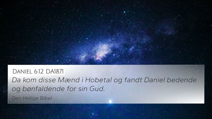 Daniel 6:12 DA1871 Bible Verse Image