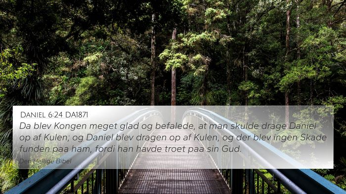 Daniel 6:24 DA1871 Bible Verse Image
