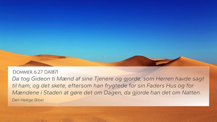 Dommer 6:27 DA1871 Bible Verse Image