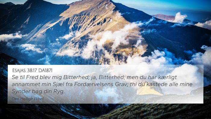 Esajas 38:17 DA1871 Bible Verse Image