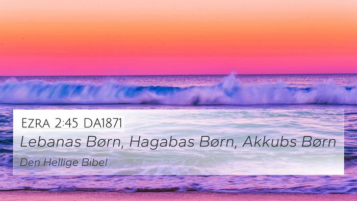 Ezra 2:45 DA1871 Bible Verse Image