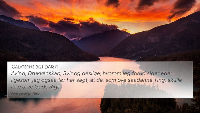 Galaterne 5:21 DA1871 Bible Verse Image