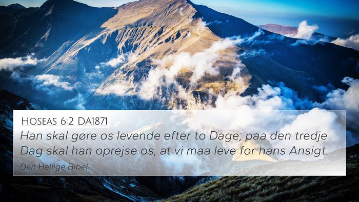 Hoseas 6:2 DA1871 Bible Verse Image