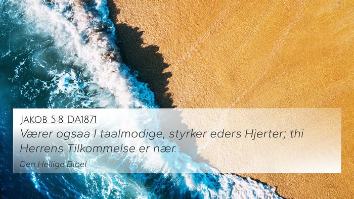 Jakob 5:8 DA1871 Bible Verse Image