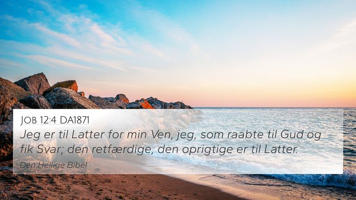 Job 12:4 DA1871 Bible Verse Image
