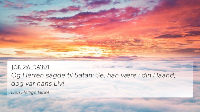 Job 2:6 DA1871 Bible Verse Image