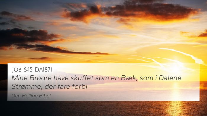 Job 6:15 DA1871 Bible Verse Image