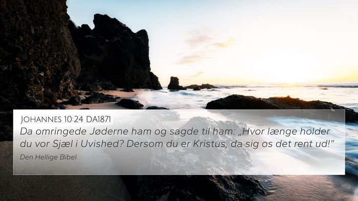Johannes 10:24 DA1871 Bible Verse Image