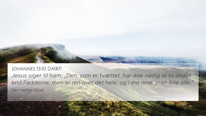 Johannes 13:10 DA1871 Bible Verse Image