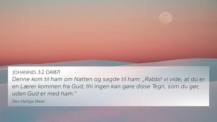 Johannes 3:2 DA1871 Bible Verse Image