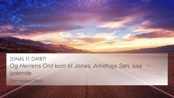 Jonas 1:1 DA1871 Bible Verse Image