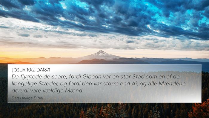 Josua 10:2 DA1871 Bible Verse Image