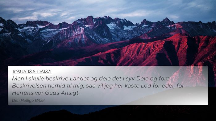 Josua 18:6 DA1871 Bible Verse Image