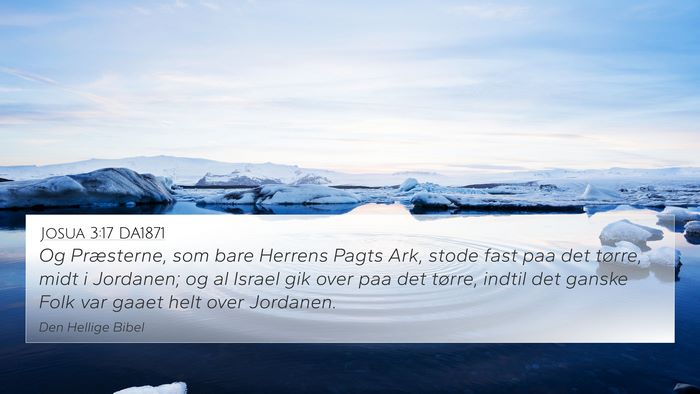 Josua 3:17 DA1871 Bible Verse Image