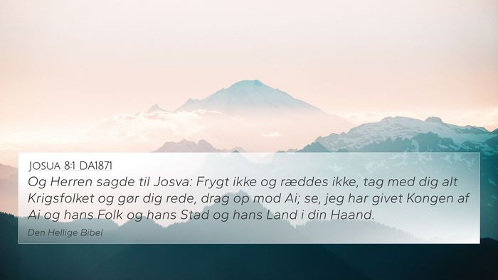 Josua 8:1 DA1871 Bible Verse Image