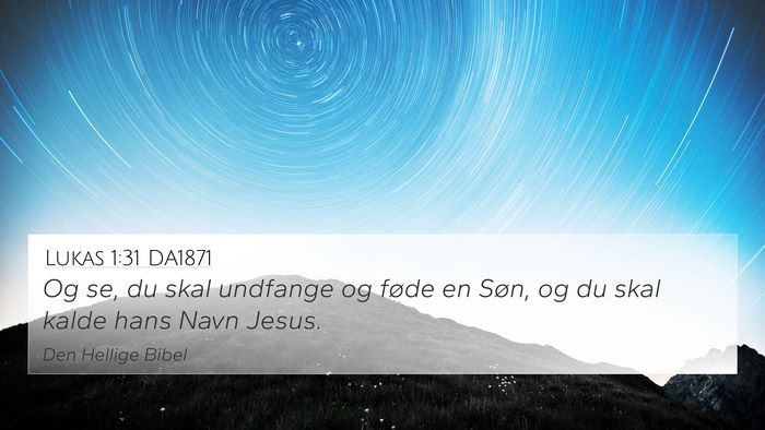 Lukas 1:31 DA1871 Bible Verse Image