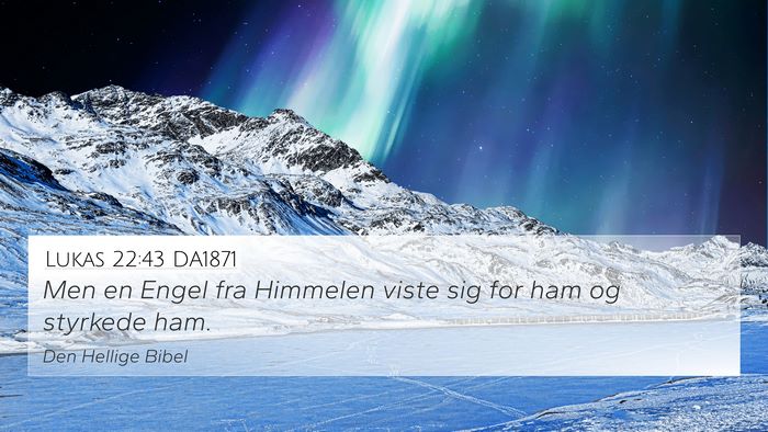 Lukas 22:43 DA1871 Bible Verse Image